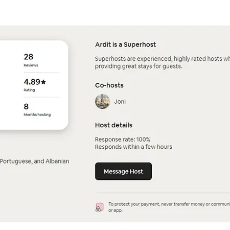 Daire Cozy 2 Bedroom 10 Min Walk To Center Shkodër